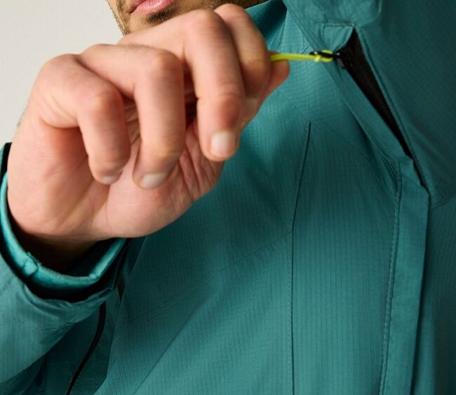 2026 Akcia Dare2b nová kolekcia: Pánska turistická bunda Torrek Breathe Out Jacket DMW588 mediterranea