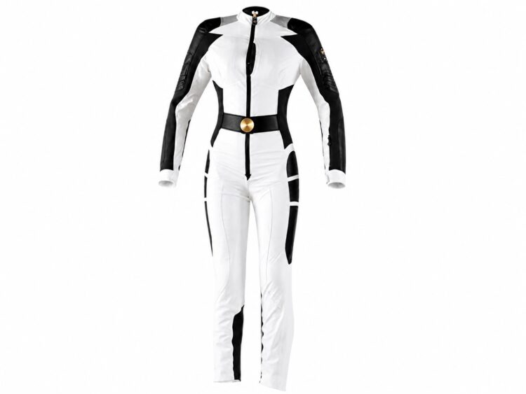 2026 AKCIA : Dámska lyžiarska kombinéza Dainese Amaltea Suit Lady white-black-grey