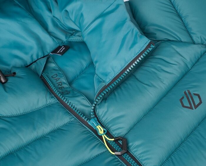 2026 Akcia Dare2b nová kolekcia: Pánska zateplená bunda Torrek Baffled Padded Jacket DMN458 mediterranea