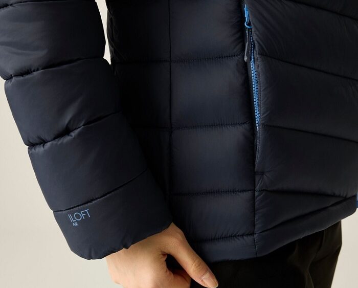 2026 Akcia Dare2b nová kolekcia: Dámska zateplená bunda Wmn Torrek Baffled Padded Jacket DWN458 navy