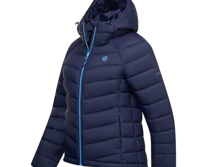 2026 Akcia Dare2b nová kolekcia: Dámska zateplená bunda Wmn Torrek Baffled Padded Jacket DWN458 navy