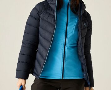 2026 Akcia Dare2b nová kolekcia: Dámska zateplená bunda Wmn Torrek Baffled Padded Jacket DWN458 navy