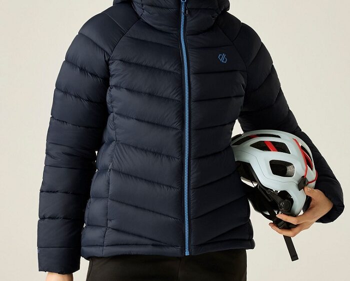 2026 Akcia Dare2b nová kolekcia: Dámska zateplená bunda Wmn Torrek Baffled Padded Jacket DWN458 navy