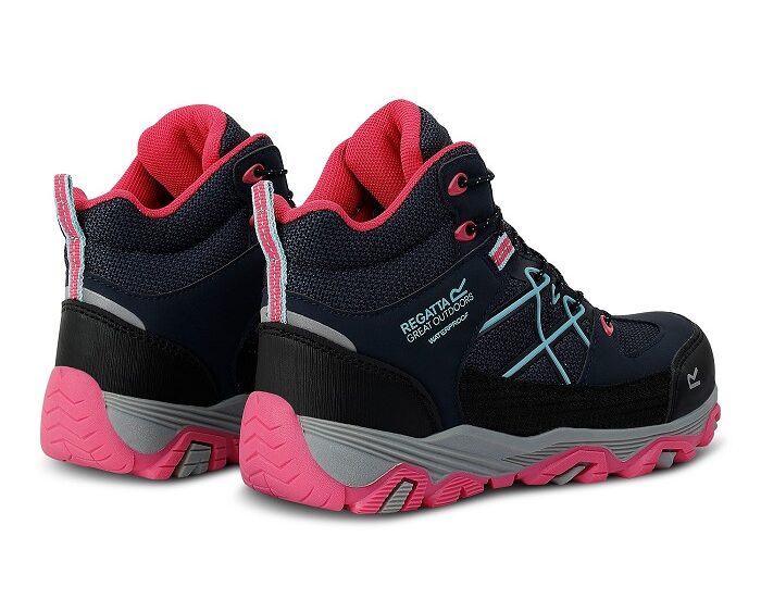 2026 Akcia Regatta nová kolekcia: Detská/juniorská turistická obuv Samaris III Boot Jnr RKF834 navy pink