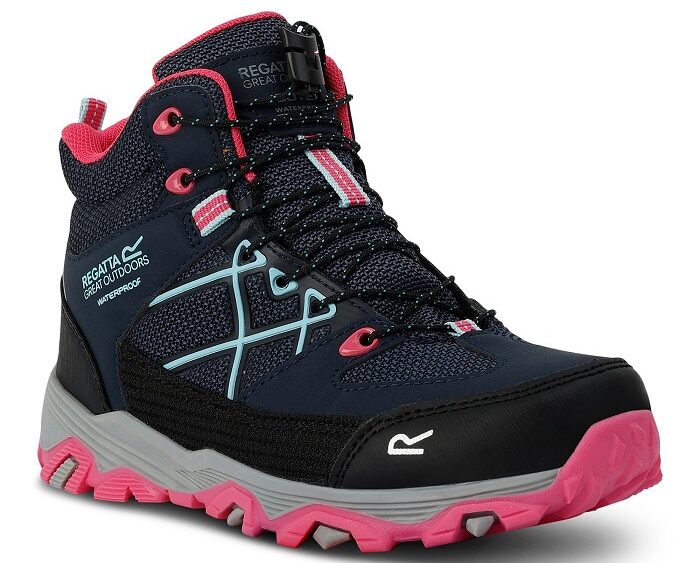 2026 Akcia Regatta nová kolekcia: Detská/juniorská turistická obuv Samaris III Boot Jnr RKF834 navy pink