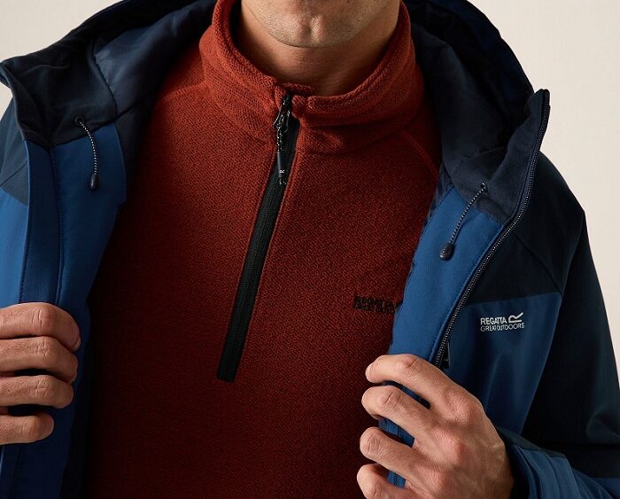 2026 Akcia Regatta nová kolekcia: Pánska zimná turistická bunda Highton Stretch Padded Jkt RMP456 blue navy