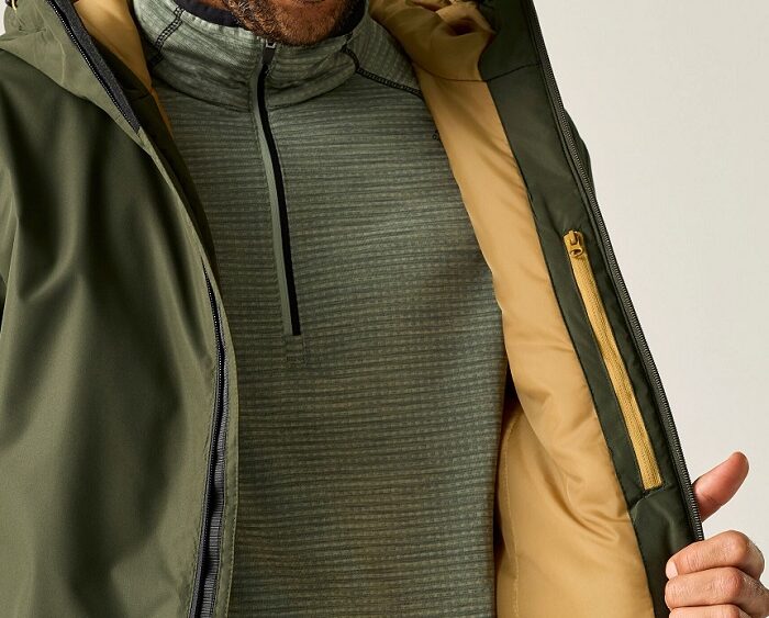 2026 Akcia Regatta nová kolekcia: Pánska zimná turistická bunda Allston RMP467 dark khaki