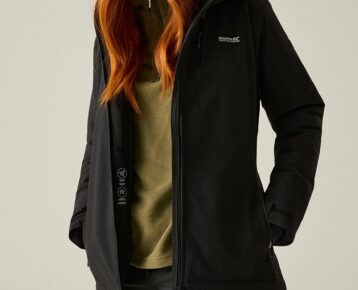 2026 Akcia Regatta nová kolekcia: Dámska zimná bunda Highton Stretch Padded Jkt RWP488 black