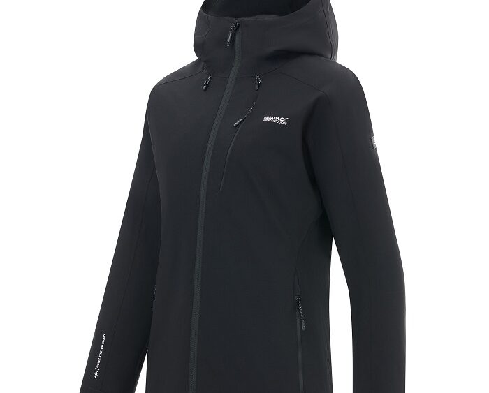 2026 Akcia Regatta nová kolekcia: Dámska zimná turistická bunda Highton Stretch Padded Jkt RWP488 black