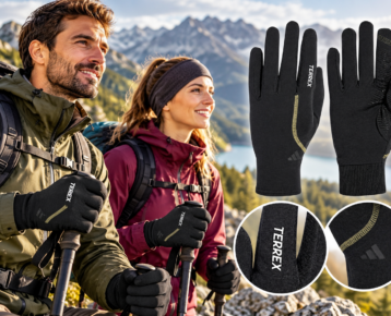 2026 new edition : Adidas rukavice Terrex MERINO Gloves Black