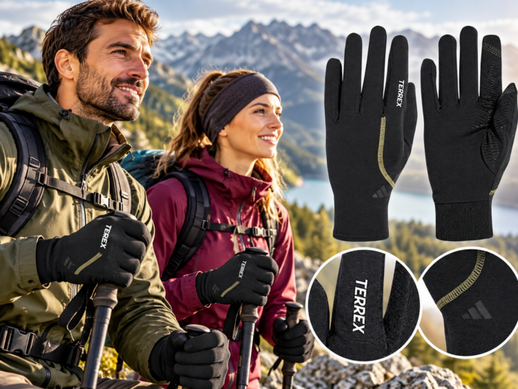 2026 new edition : Adidas rukavice Terrex MERINO Gloves Black