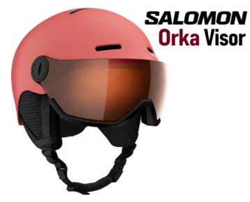 2026 AKCIA: Lyžiarska prilba so štítom SALOMON Orka Visor M(56-59cm) Coral