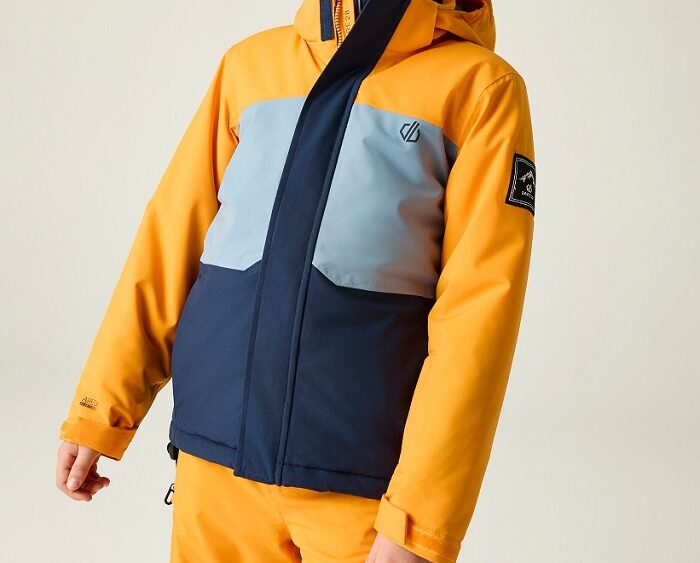 2026 Akcia Dare2b nová kolekcia: Detská lyžiarska bunda Send It II Jkt DKP579 electric orange