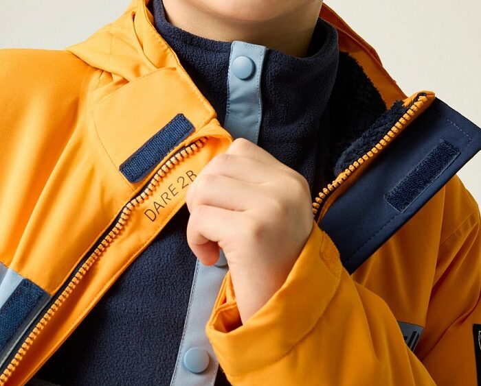 2026 Akcia Dare2b nová kolekcia: Detská lyžiarska bunda Send It II Jkt DKP579 electric orange