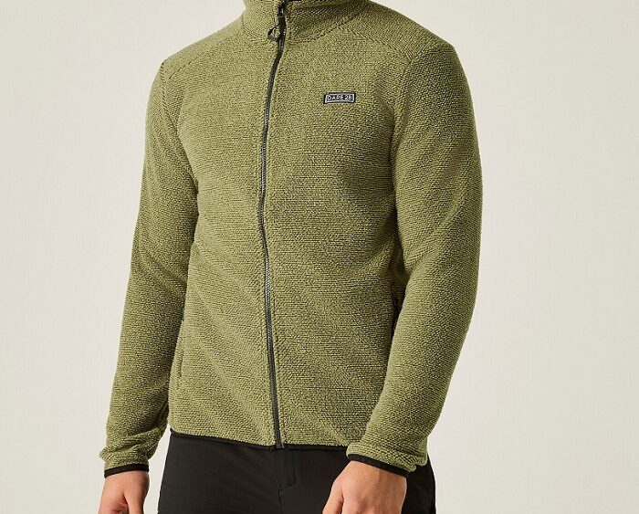 2026 Akcia Dare2b nová kolekcia: Pánska fleecová mikina Switch Out Fleece DMA753 olive