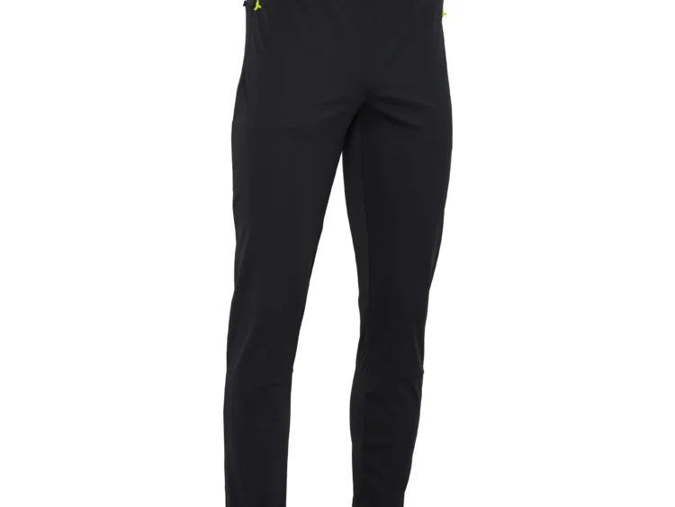 10% AKCIA new collection : Pánske športové nohavice s membránou Silvini Sorago Quatroflex Power Softshell Light black/lime