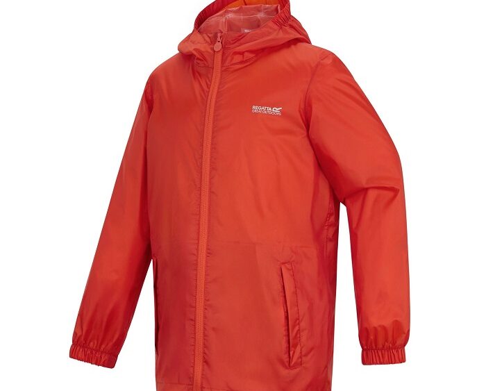 2026 Akcia Regatta nová kolekcia: Detská/juniorská ľahká zbaliteľná bunda Kid Pack It Jkt III RKW213 rusty orange