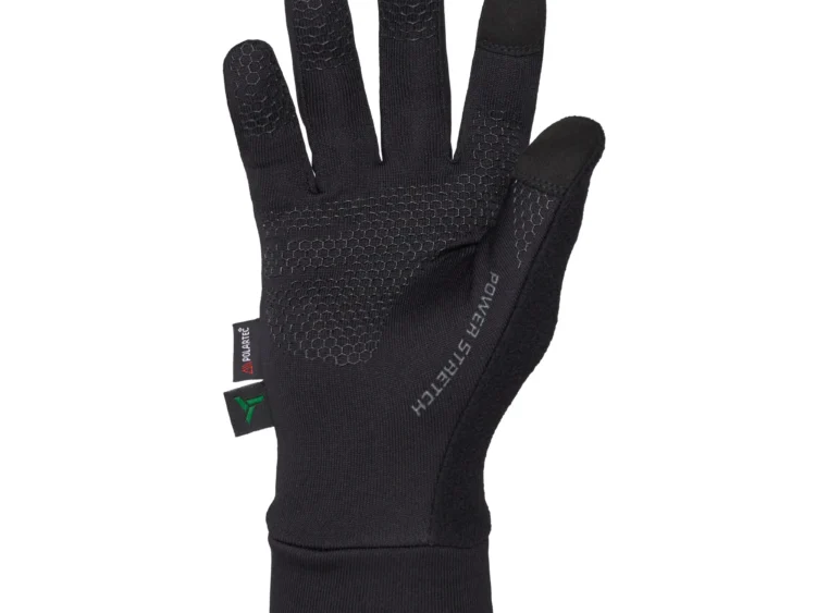 2026 new collection : Športové rukavice Silvini Fiesole POLARTEC unisex black/lime