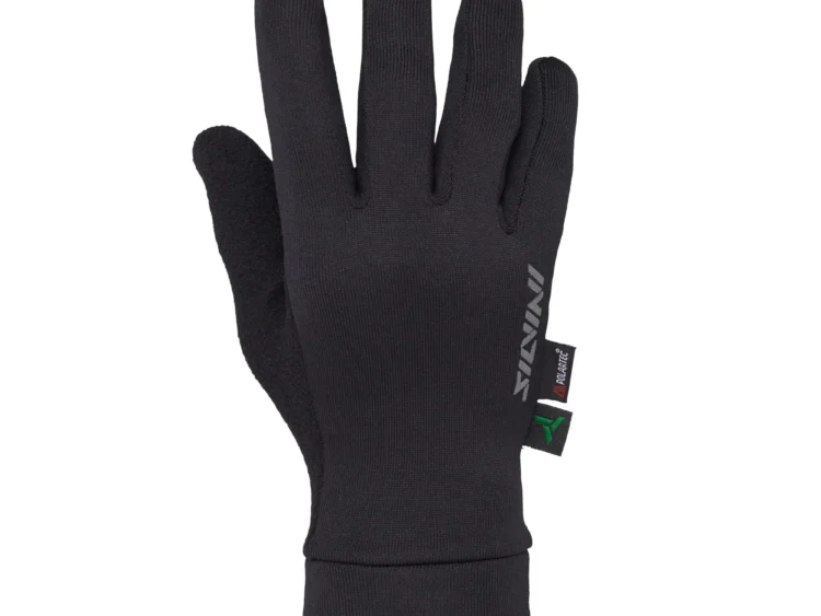 2026 new collection : Športové rukavice Silvini Fiesole POLARTEC unisex black/lime