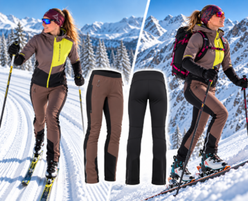10% AKCIA new collection : Dámske membránové turistické nohavice SILVINI Soracte brown