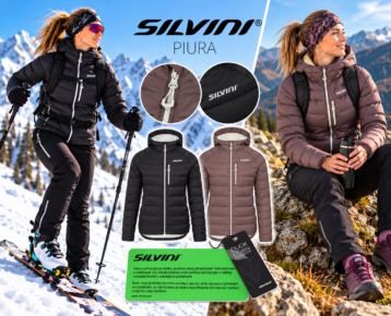 10% AKCIA new collection : Dámska páperová bunda SILVINI Piura 3M Thinsulate Duck Down